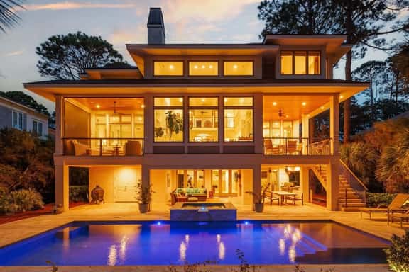 Sea Pines Oceanfront Estate • 6BR, Heated Pool & Spa, Elevator, Direct Beach Access - Image 1